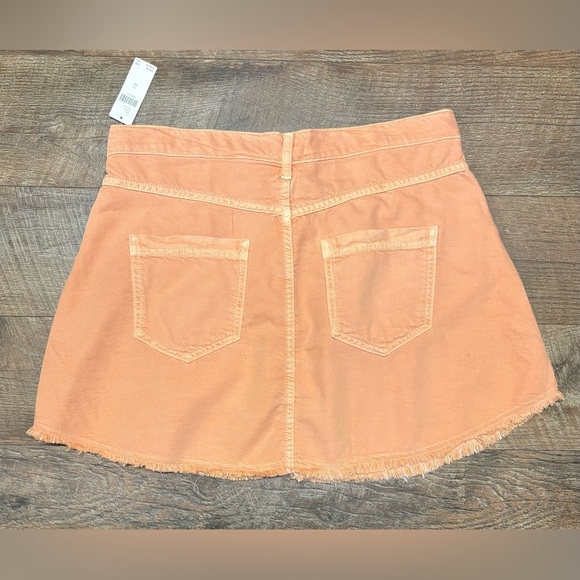 NWT Pilcro Anthropologie Pleated Micro Denim Skirt Size 12 - Picture 6 of 6